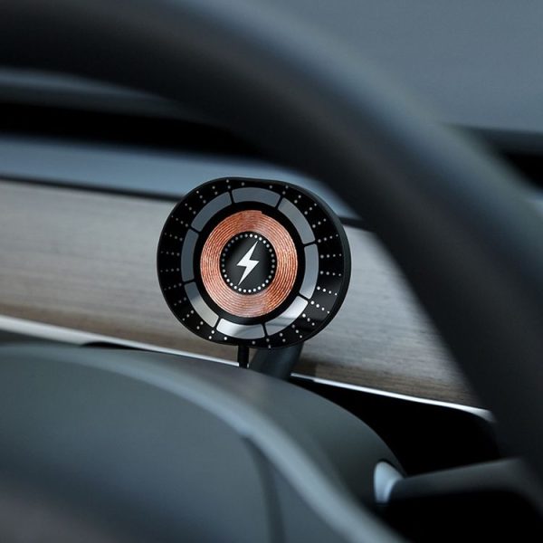 Tesla Model3 / Y Mobile Phone Car Magnetic Bracket Wireless Charging - Image 8