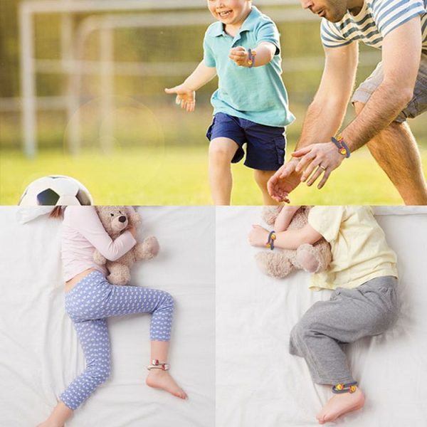ICARER FAMILY SH2282 Cartoon Silicone Kids Outdoor Mosquito Repellent Bracelet (Green) - Image 8
