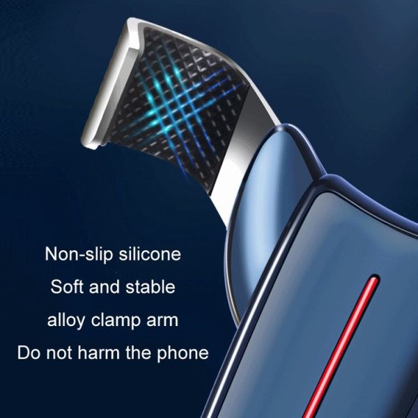 Air Outlet Triangular Gravity Sensor Car Mobile Phone Holder, Color: Black Hook Clip - Image 5