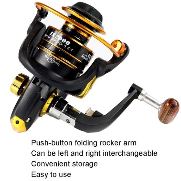 YUMOSHI JX2000 Metal Spinning Fishing Reel - Image 6