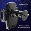 Hook Type Car Mobile Phone Navigation Support Frame (Black) - Image 3