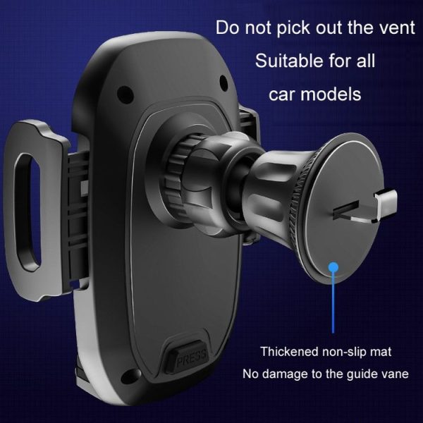 Hook Type Car Mobile Phone Navigation Support Frame (Black) - Image 3