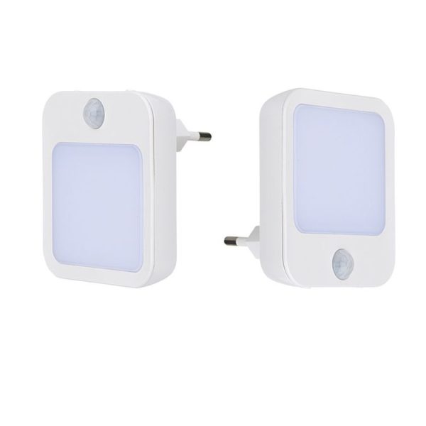 NL2022 Night Light With Motion Sensor AC Plug In Dimmable Cabinet Light, EU Plug - Image 2