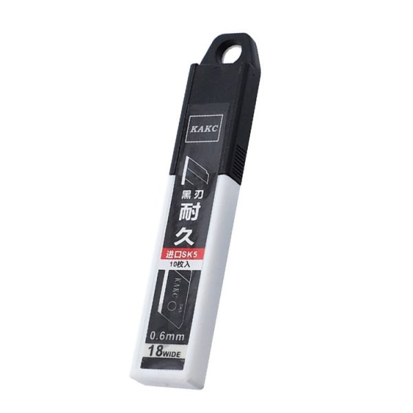 KAKC-18 Black Blade Cutter Blade 18mm Wall Cutter Blade, Specification: 10pcs / Box - Image 2