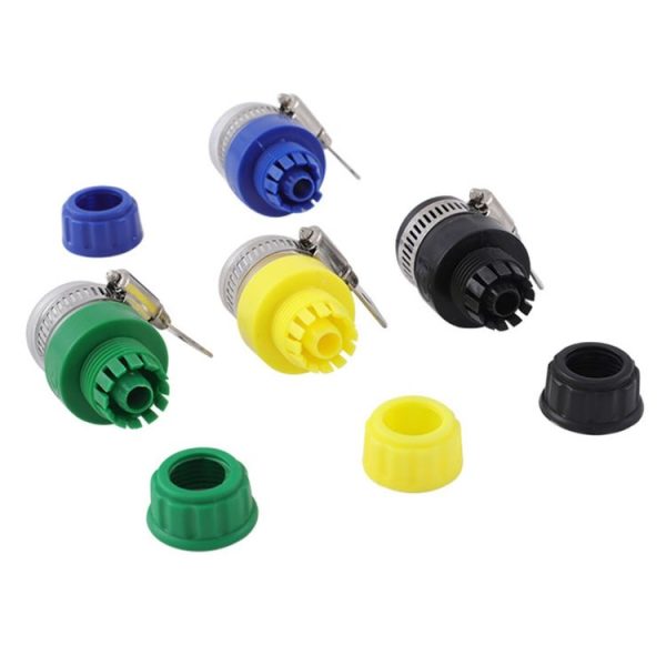 Soft Plastic Anti-Falling Water Pipe Universal Joint, Random Color Delivery (4 Points) - Image 2
