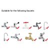 Soft Plastic Anti-Falling Water Pipe Universal Joint, Random Color Delivery (4 Points) - Image 7