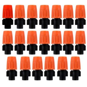 20pcs TF-118 Gardening Irrigation Drip Irrigation System Set Accessories Spray Head (Orange)