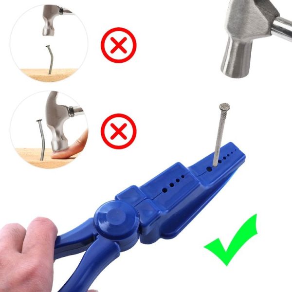 Nail Auxiliary Hammer Protector Safety Hand Nail Fixing Tool - Image 5