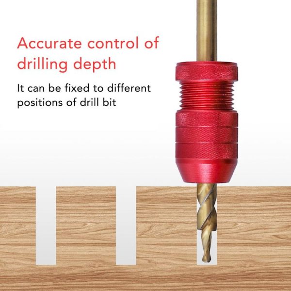 Adjustable Bit Stop Locator Drilling Aid Tool, Model: Type 2-5 - Image 9