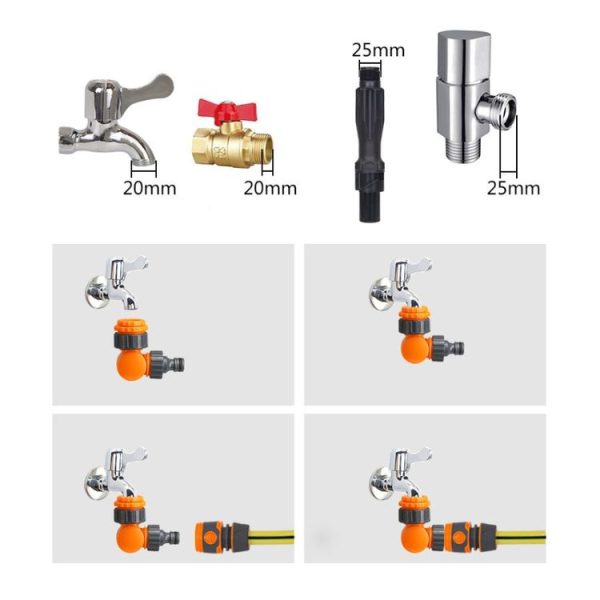 Washing Machine Faucet Connector 180 Degree Swivel Adapter, Specification: Adapter - Image 5