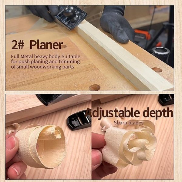 RUITOOL Small Woodworking Planer Metal Short Planer Edge Trimming Chamfer Planer - Image 9