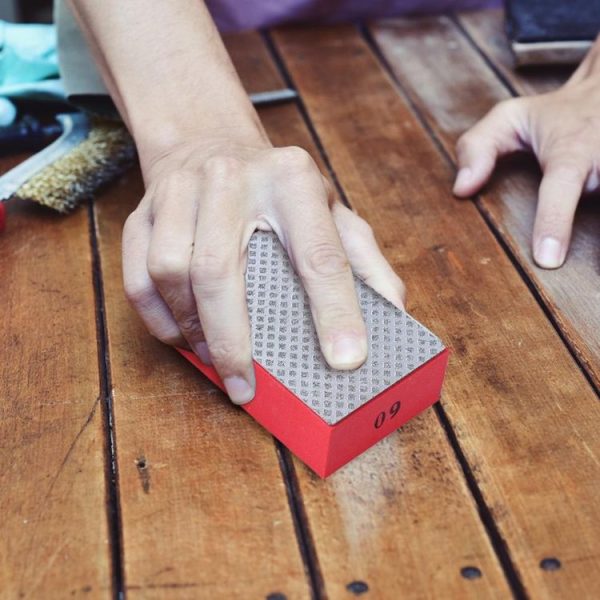 JGS-956031 Tile Glass Deburring Rubbing Board Hand Rubbing Sheet, Particle Size: 400 - Image 9