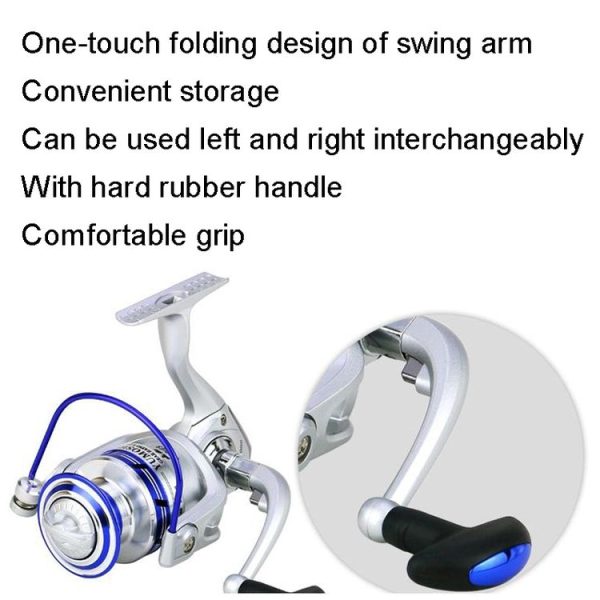 YUMOSHI AL2000 Metal Head Fish Line Wheel - Image 8