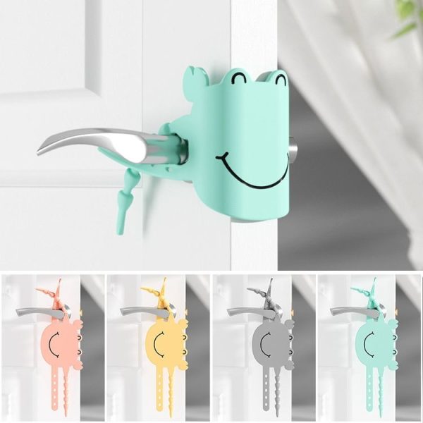 Silica Gel Door Closing Buffer Silent Lock Cover Door Clip Pad (Yellow Crab) - Image 2