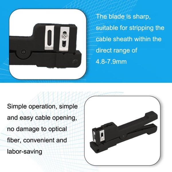 TK-C3 Optical Fiber Stripping Tool Ribbon Tube Horizontal Cable Stripper - Image 6