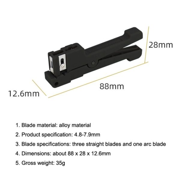 TK-C3 Optical Fiber Stripping Tool Ribbon Tube Horizontal Cable Stripper - Image 8