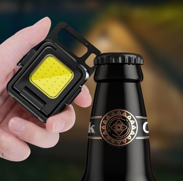 Double Sided COB Flashlight Mini Keychain Light Camping Light Without Stand - Image 10