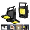 Double Sided COB Flashlight Mini Keychain Light Camping Light Without Stand - Image 2