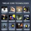 Double Sided COB Flashlight Mini Keychain Light Camping Light Without Stand - Image 4