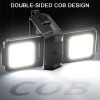Double Sided COB Flashlight Mini Keychain Light Camping Light Without Stand - Image 5