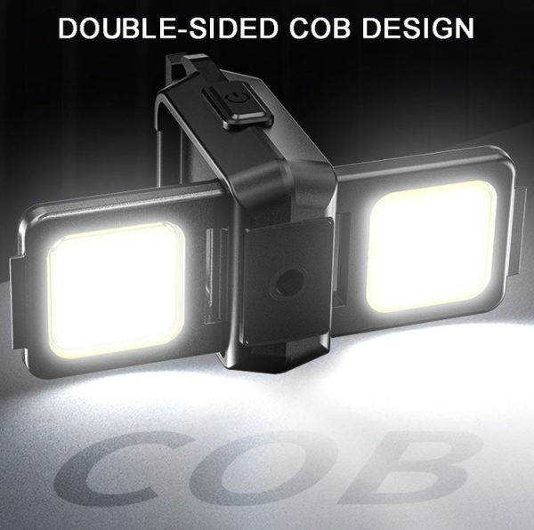 Double Sided COB Flashlight Mini Keychain Light Camping Light Without Stand - Image 5