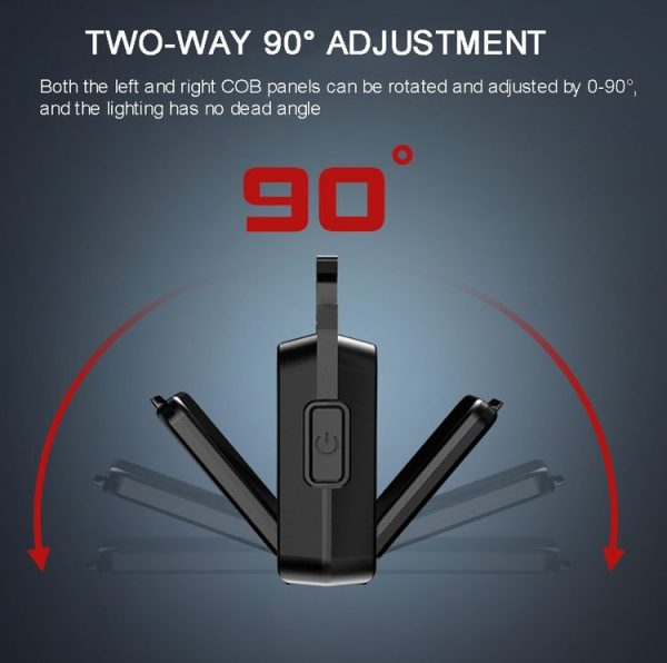 Double Sided COB Flashlight Mini Keychain Light Camping Light Without Stand - Image 6