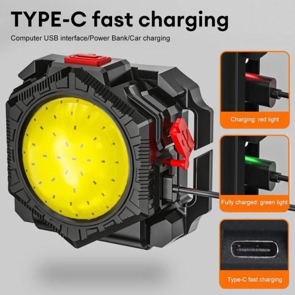 3 in 1 Mini Flashlight Wrist Light Headlight Waist Bag Light - Image 9
