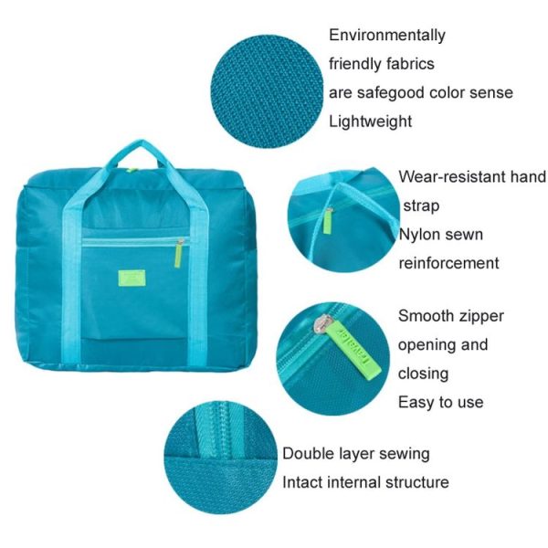 Large-capacity Luggage Trolley Multi-function Portable Storage Bag (Claret) - Image 3