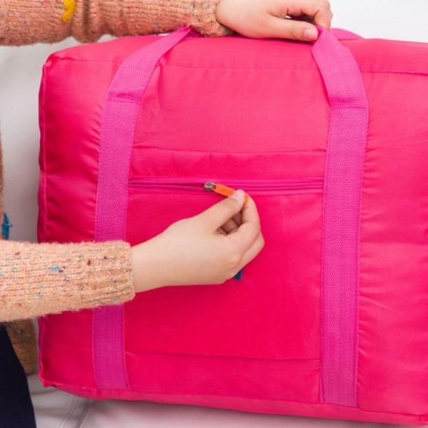 Large-capacity Luggage Trolley Multi-function Portable Storage Bag (Claret) - Image 6