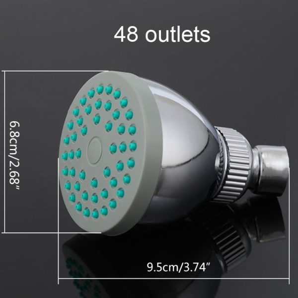 AL-63620 Detachable Bathroom Showerhead Overhead Spray Plastic Bathroom Rooftop Nozzle - Image 2
