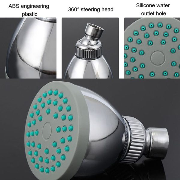 AL-63620 Detachable Bathroom Showerhead Overhead Spray Plastic Bathroom Rooftop Nozzle - Image 4