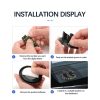 R-2017 Car Mobile Phone Holder 360 Degree Rotatable Swan Stand With Number Plate - Image 8