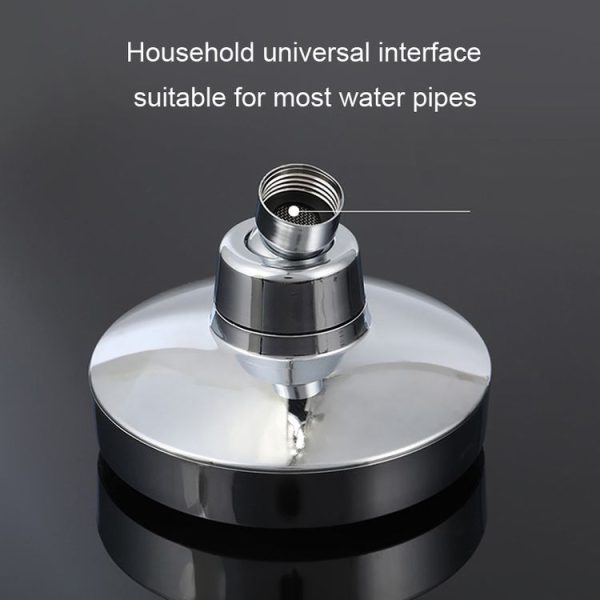 AL-63 5 inch Hotel Showerhead Overhead Spray Plastic Bathroom Rooftop Nozzle (Style A) - Image 6