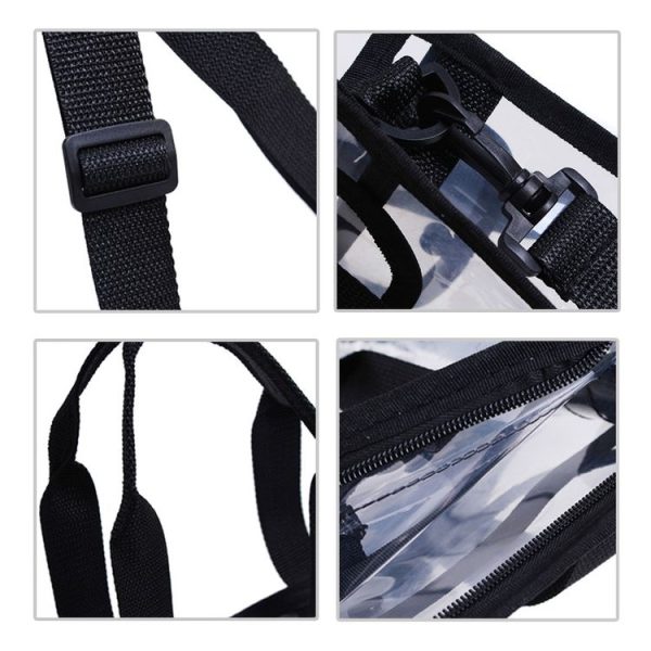 EVA Swimming Bath Bag Portable Thickened Travel Toiletry Bag (Black) - Image 4