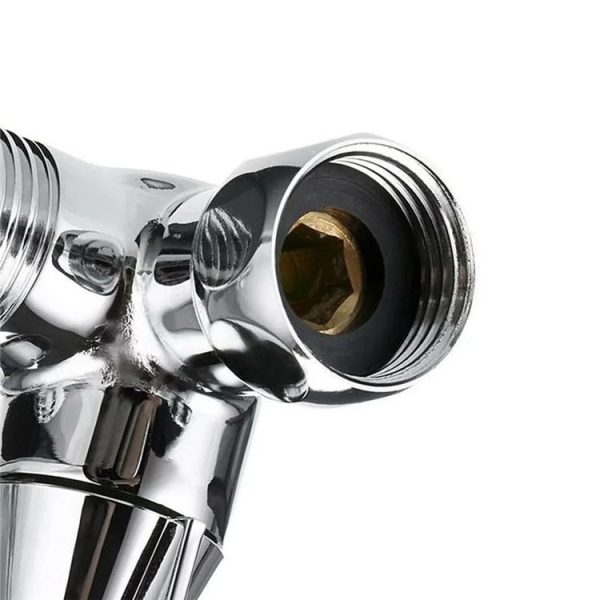 Double Handle Brass 3 Way Shower Arm Diverter Valve Hand Held Showerhead Shower Splitter - Image 6
