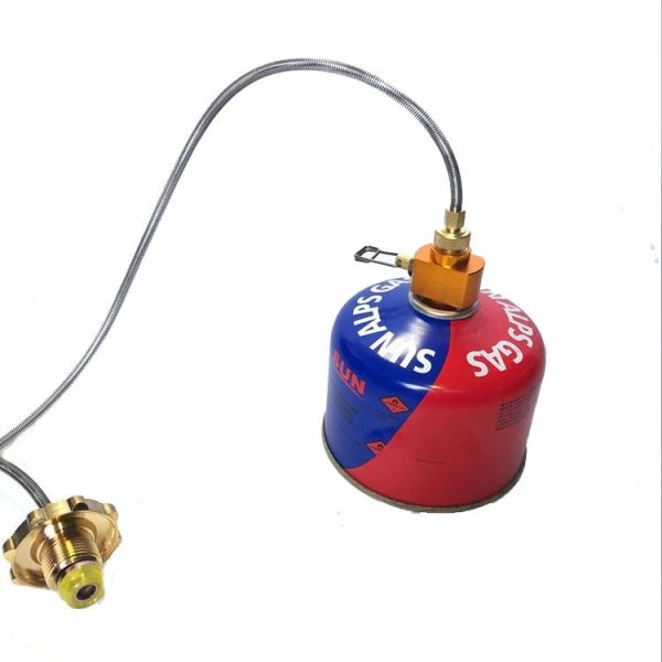 Outdoor Camping Gas Tank Refill Converter Connector Adjustable Gas Cartridge Refill Valve Adapter A - Image 3