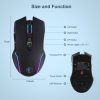 E50 2.4G Wireless Mouse Jiggler Portable Cordless Mouse With 7 Keys (Black) - Image 2