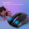 E50 2.4G Wireless Mouse Jiggler Portable Cordless Mouse With 7 Keys (Black) - Image 7