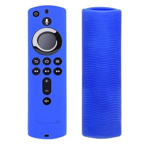 Amazon Fire TV Stick 4K 2nd Remote Control Anti-Fall Silicone Protective Case (Blue)