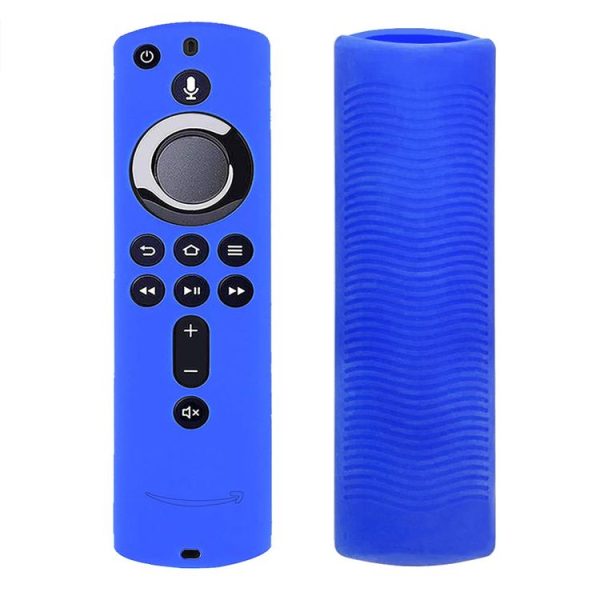 Amazon Fire TV Stick 4K 2nd Remote Control Anti-Fall Silicone Protective Case (Blue)