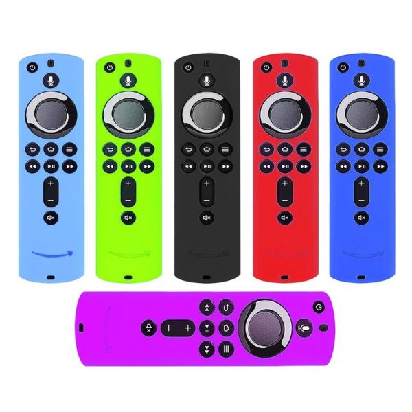 Amazon Fire TV Stick 4K 2nd Remote Control Anti-Fall Silicone Protective Case (Blue) - Image 2