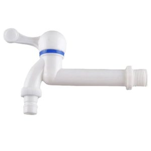 Plastic Single Cooler Faucet Wall Mounted Washing Machine Faucet (1 / 2 inch)