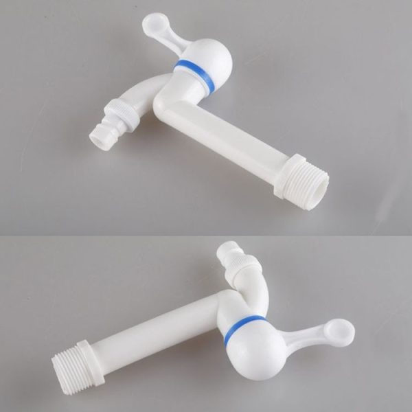 Plastic Single Cooler Faucet Wall Mounted Washing Machine Faucet (1 / 2 inch) - Image 3