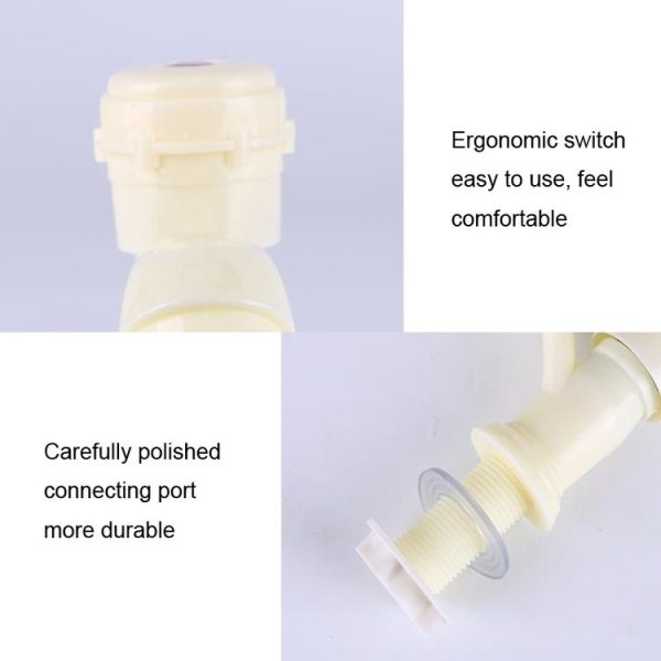 Plastic Kitchen Single Cold Sink Faucet Vertical Faucet, Specification: Hand Wheel - Image 7
