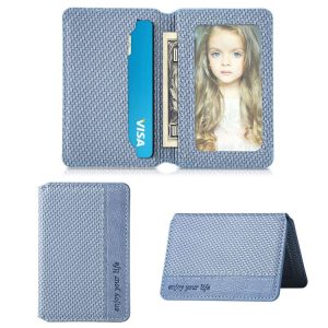 Multifunctional Mobile Phone Back Sticker Card Bag with Bracket Function (Blue)