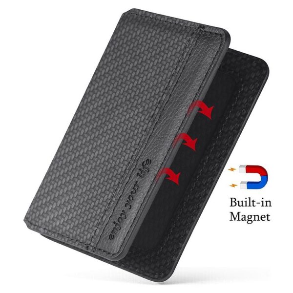 Multifunctional Mobile Phone Back Sticker Card Bag with Bracket Function (Blue) - Image 3