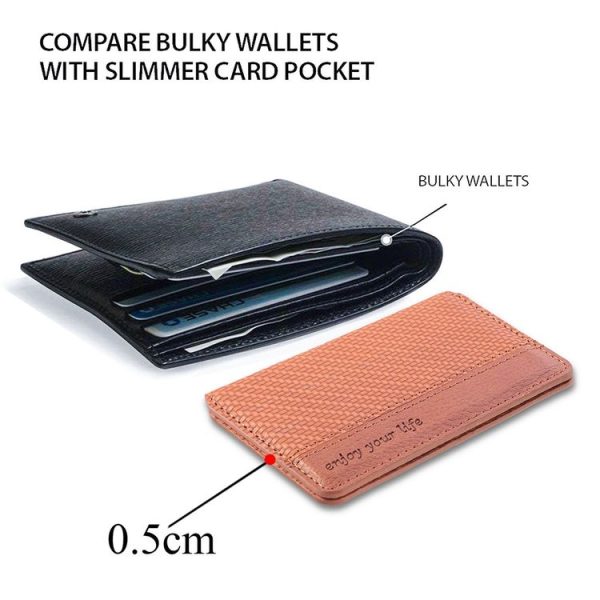 Multifunctional Mobile Phone Back Sticker Card Bag with Bracket Function (Blue) - Image 4