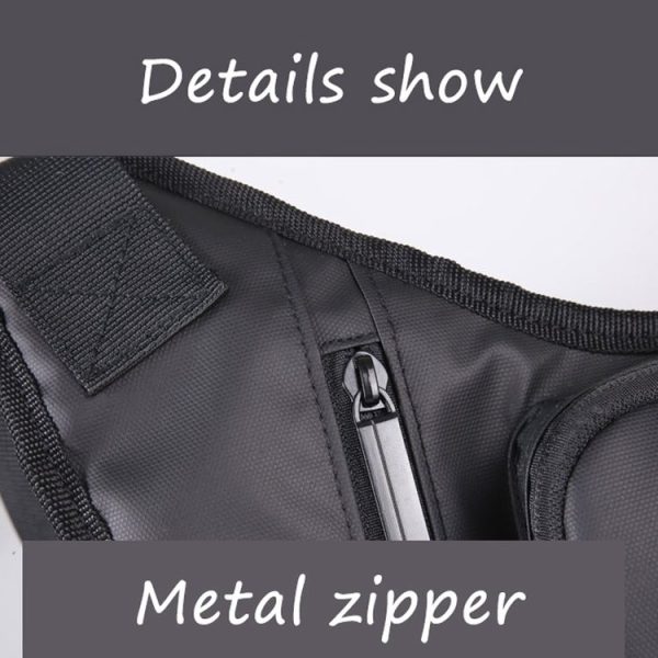Motorcycle Riding Waist And Leg Bag Outdoor Multifunctional Travel Sports Waist Pack (Grey) - Image 13