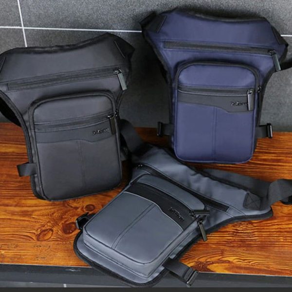 Motorcycle Riding Waist And Leg Bag Outdoor Multifunctional Travel Sports Waist Pack (Grey) - Image 2