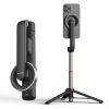 Magnetic Selfie Stick Tripod Handheld Stabilizer Rod With Remote Controller (Black)